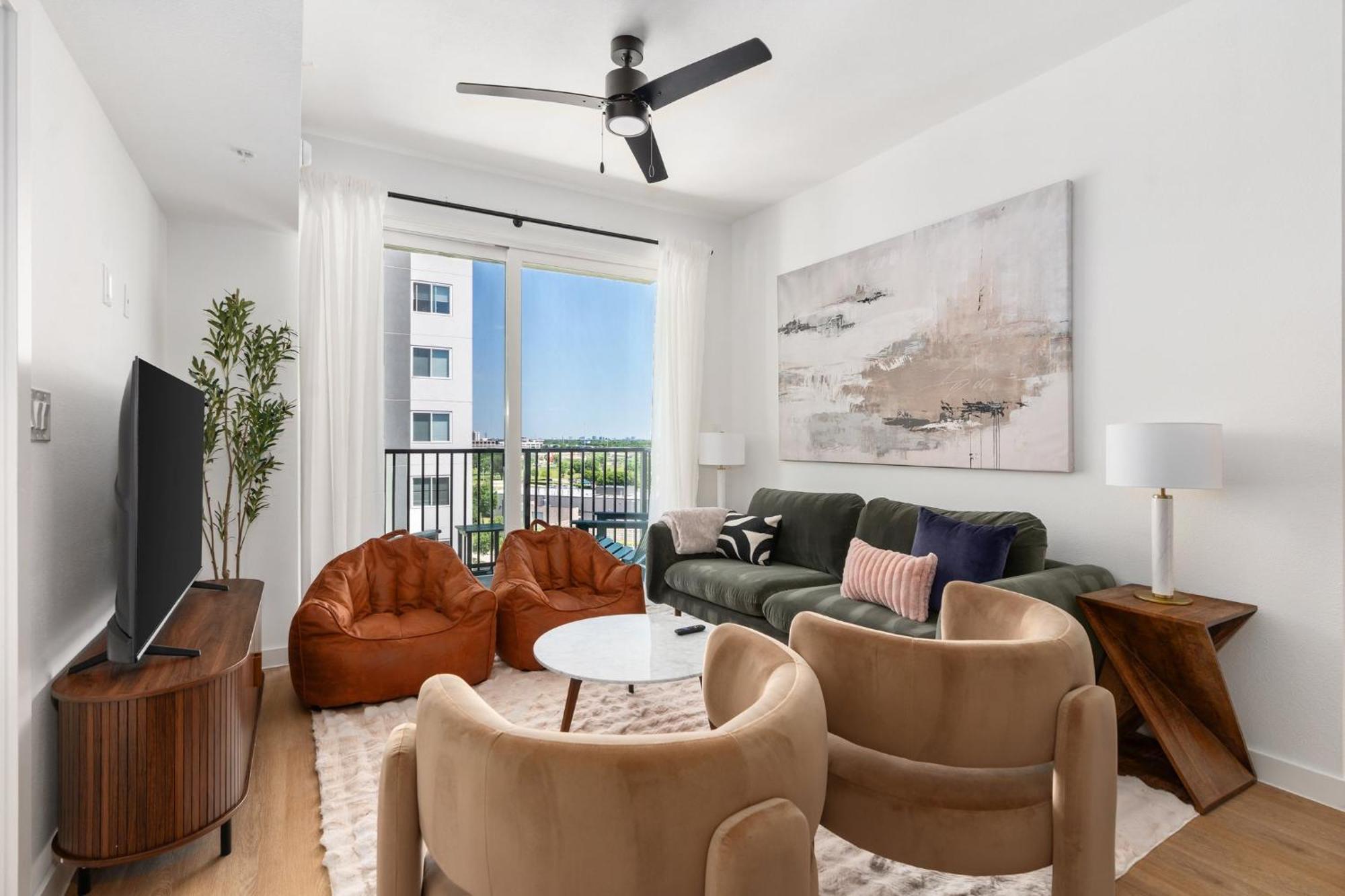 Three-Bedroom Apartment Balcony