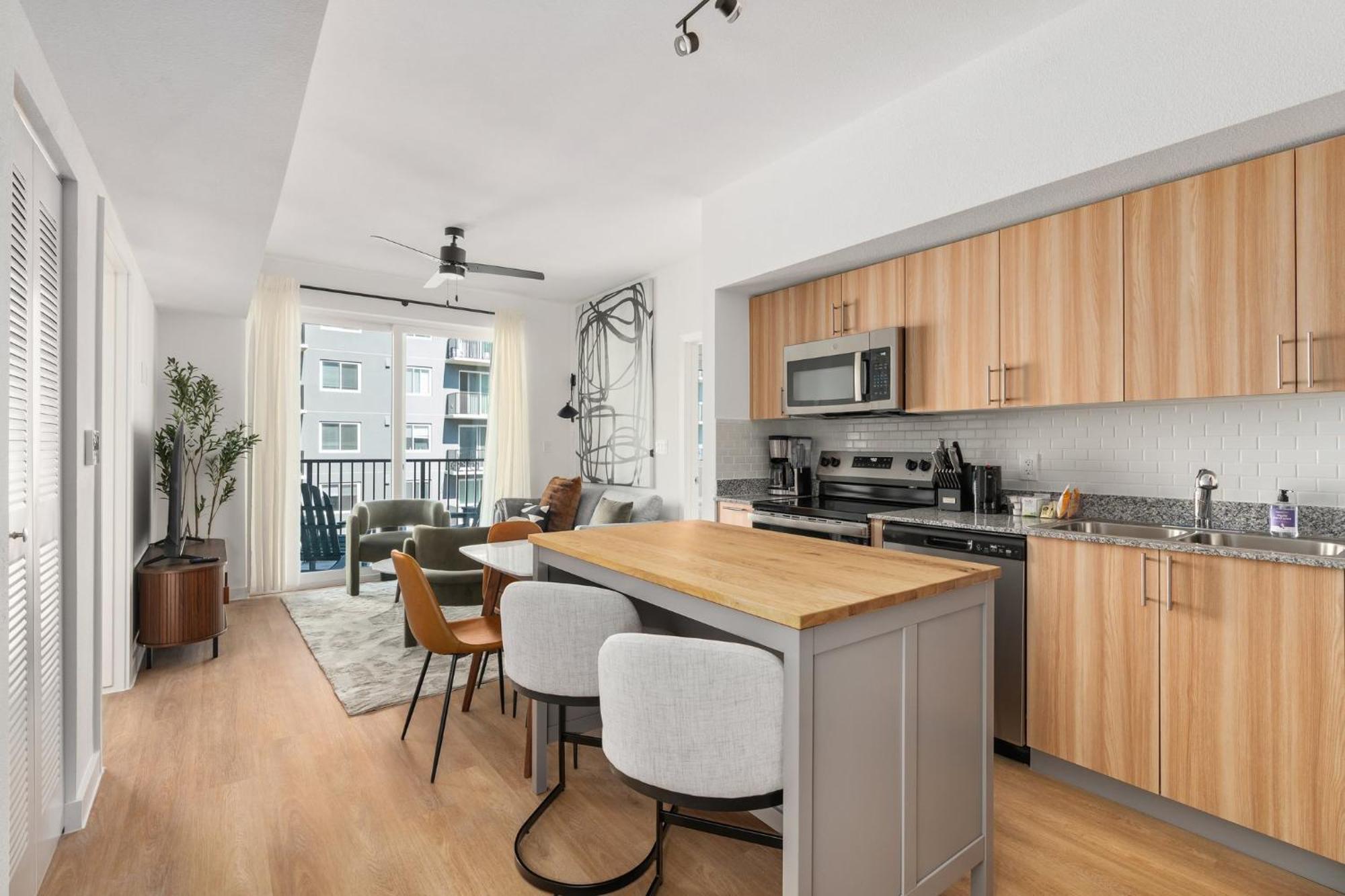 Two-Bedroom Apartment Balcony
