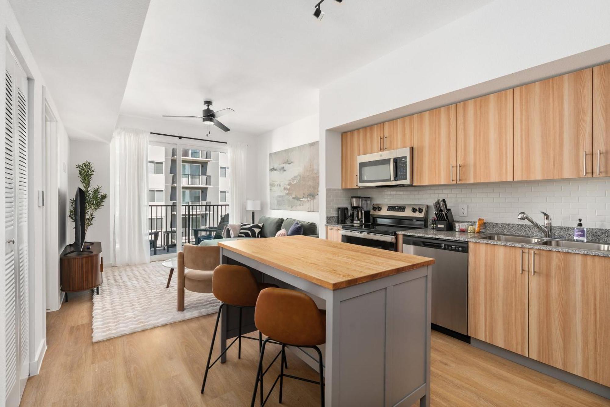 One-Bedroom Apartment Balcony