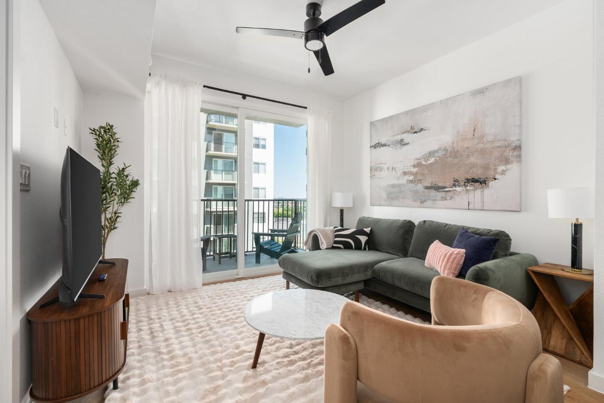 One-Bedroom Apartment Balcony