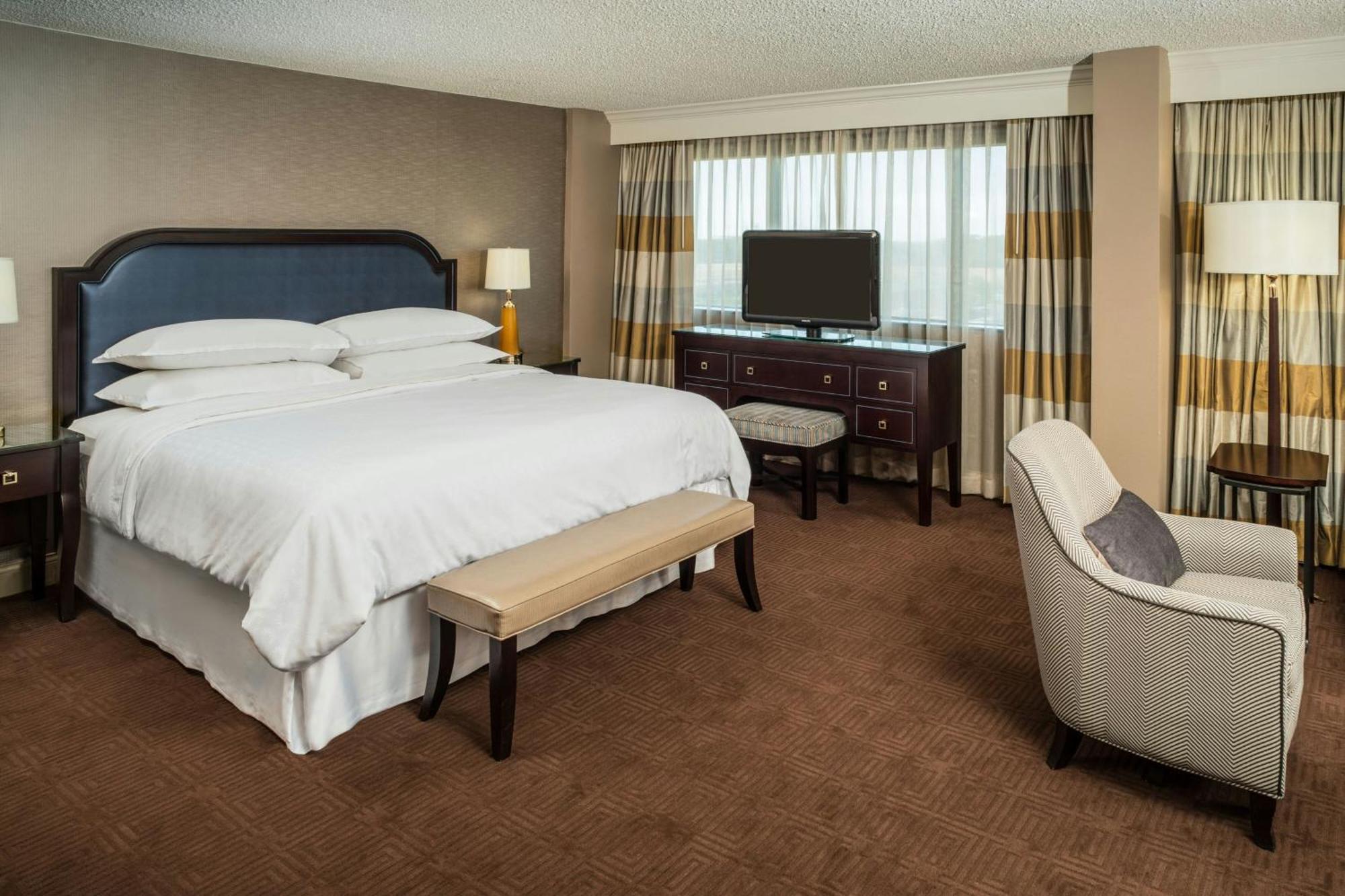 Club Level King Room Adapted Tub Mobility Accessible