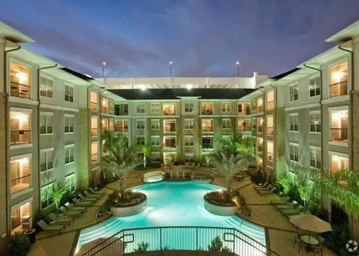 Chic 1Br Near Nrg With Pool Wifi Freeparking Apartment Houston