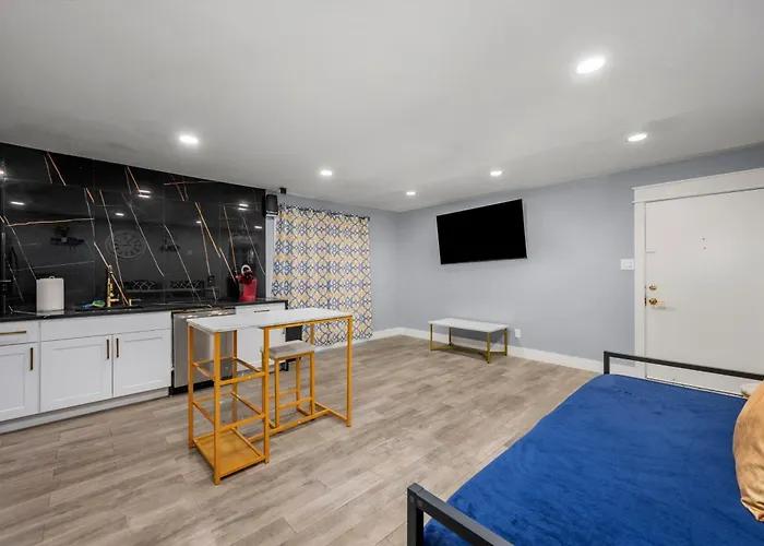 Modern Heights Apartment With Pool Houston