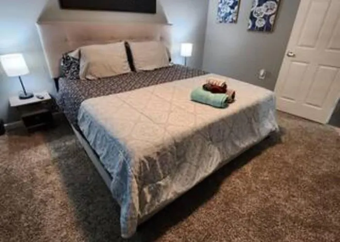 Blue Shark *B501* @ Medical Center 1Br Modern King Apartment With Private Patio Houston