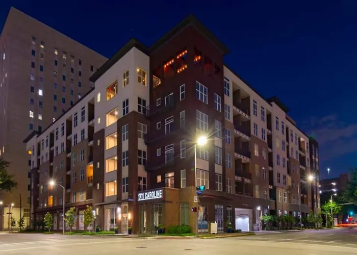 Downtown Apt Free Parking - Fully Kitchen - Free Laundry Houston